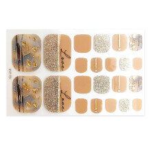 1 juego de pegatinas para uñas de los pies, impermeables, autoadhesivas, para manicura femenina. Pegatinas para uñas de los pies para niñas.