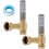 3/4" GHT rett vannslagsikring i messing 1