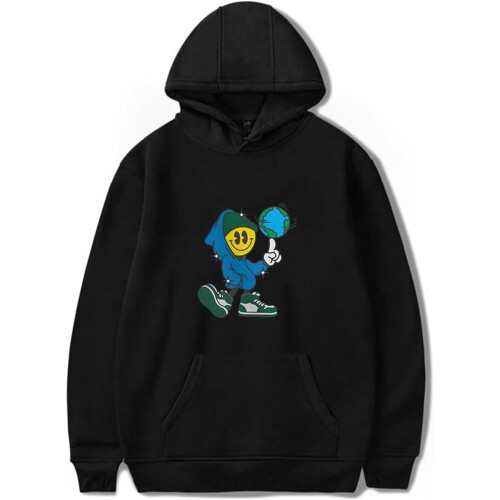Connor Price Globe Guy Merch Φούτερ με κουκούλα και τσέπες με κορδόνι, unisex, μόδα, ρούχα