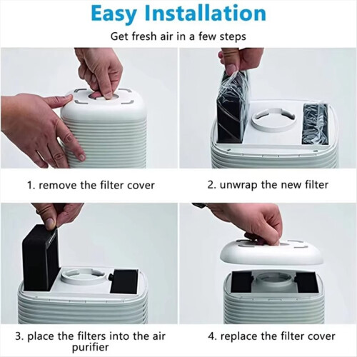 -H128 Replacement Filter for LEVOIT -H128 Air Purifier H13 True HEPA Replacement Filter 2