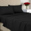 Ensemble de draps en microfibre brossée Queen, 4 pièces, poches profondes 1