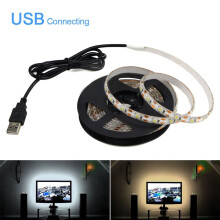 Fita de LED USB HEVIRGO 5V3528SMD 0,5–5m