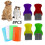 Plastic Pet Comb with Metal Teeth Double-Sided 8 pcs 1