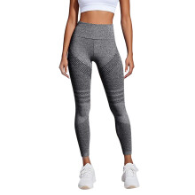 Varrás nélküli edzőemelő leggings jóga sportszín női fitnesz magas derekú futó jóga nadrág