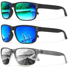Polarisierte Sonnenbrille im Vintage-Stil mit UV-Schutz