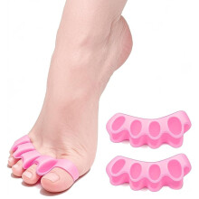 Silikon tåseparator for hallux valgus og overlappende tær (2)