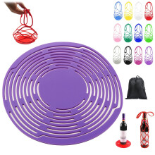 Bolsa de silicone multiuso para bebidas com alça