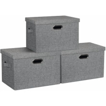 Contenitore pieghevole e impilabile con coperchio 17x12 pollici