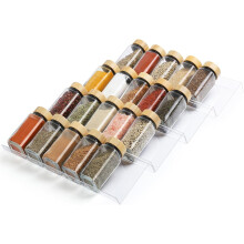 Bandeja de acrílico para especias de 4 niveles y 23 cm (9 pulgadas)