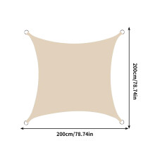 Bâche d'ombrage triangulaire PRETXORVE pour jardin et piscine, protection solaire et anti-UV