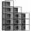 X-Large Clear Stackable Shoe Storage Boxes (12-Pack), Compatible with Sneakers & Toys, Black 1