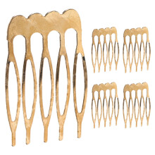 Peinetas decorativas de metal para mujer (5 unidades)