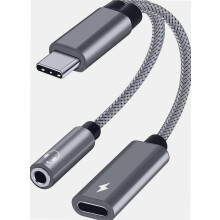 Adapter audio USB-C do 3,5 mm z ładowaniem PD 60 W