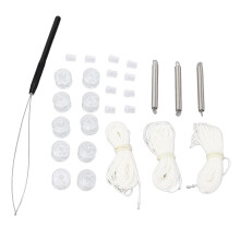 Kit de reparación para cortinas Día/Noche para autocaravanas y remolques; kit de reencordado fácil de usar