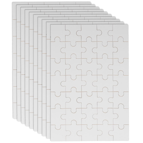Puzzle do sublimacji, 10 arkuszy