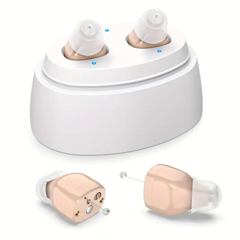 Rechargeable In-Ear Hearing Aids for Mild to Moderate