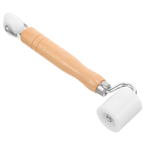 Tapetrulle med trähandtag