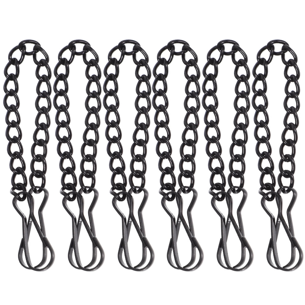 Black Iron Hanging Chains For Signs Â Pack Of 6 9499224325227