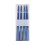 Galvanisierte Spitzkerzen, 4er-Pack, Metallic-Finish 1