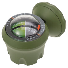 OUNONA Vehicle Inclinometer Level Gauge Olive Green