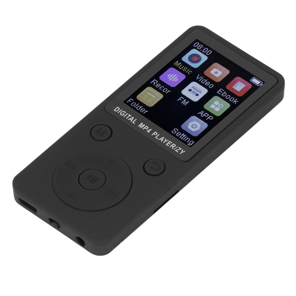 Portable 1.8" Screen Mp3 Mp4 Player 64Gb Bt 5.0 Black 3111390901765