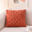 Cuscino decorativo Boho 18x18 pollici arancione 1