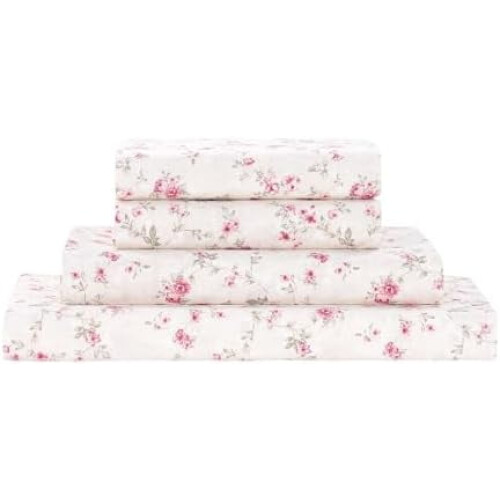 Mikrofiberlakanset Queen Size 4-delat Deep Pocket