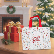 Återanvändbara julklappspåsar non-woven 30,623,816,6 cm