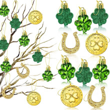 Deurdecoratieset met klavertje vier voor St. Patrick's Day