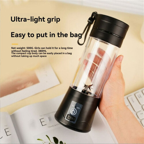 Juicer Portable Wireless USB Charging Juice Cup Student Home Use Multi-Function Small Juice Cup White 1