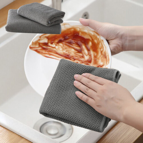 Lavetă de curățare din microfibră tip waffle, 30x30cm