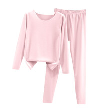 Tacar Pijama do Mhná Tacar Fo-éadaí Teirmeacha, Barr agus Bun Muinchille Fada, Éadaí Codlata Te