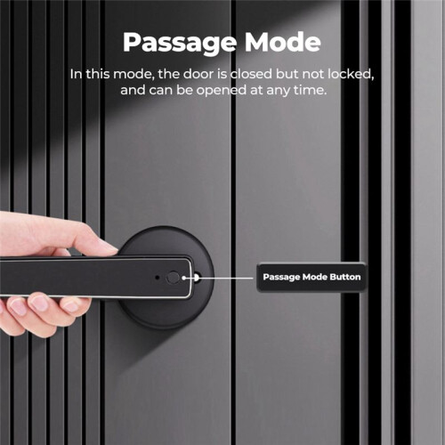 Door Knob Fingerprint Door Lock  Locks with Passcode Keypad Biometric Keyless Entry Door Lock with Handle 1