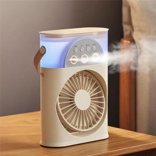 Air Cooler USB Small Air Conditioner 3-Hole Fan Multi-Function Water Cooling Portable Home Dormitory Artifact A 1