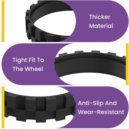 Suitable for  5/6/7/8/9 Sweeper Mopping Machine Wheel Tire Leather 1