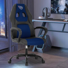Gaming Chair PU Leather Ergonomic Office Chair Blue