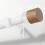 Varão de cortina com textura de madeira, 48-84 polegadas (1,22 a 213 cm) de diâmetro. 1