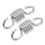 Arcuri oscilante galvanizate rezistente (2 buc.) 1