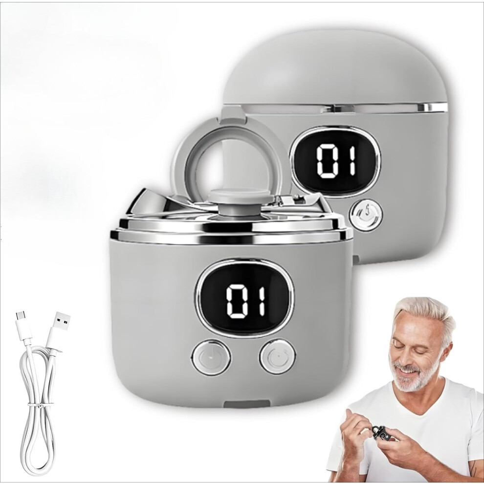 Electric Nail Clipper with Magnifier for Seniors, 2-in-1 Automatic Trimmer