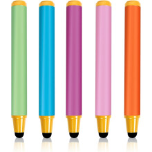 Kit com 5 canetas stylus capacitivas para todas as telas sensíveis ao toque.