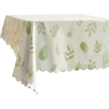 Vintage-Tischdecke aus PVC mit Blumenmuster, 60 x 90 cm