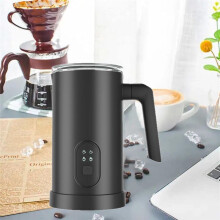 Full-Automatic Milk Frother Machine Milk Frother Touch Control Milk Warmer 4 Temperature Settings UK Plug