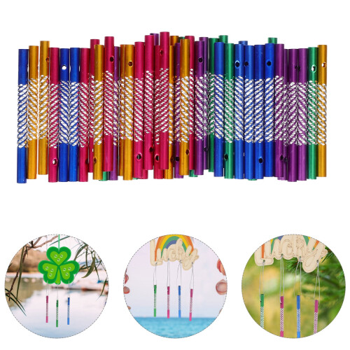 Carillons éoliens en aluminium, 50 pièces