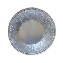 Verpakking van 100 stuks wegwerp aluminium taartvormpjes - 7 x 4 x 2 cm aluminium bakvormpjes voor cupcakes, muffins en gebak