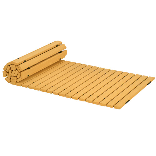 Outsunny Outsunny Rollable Wooden Garden Pathway - Solid Pine Wood 185 x 60 cm 1
