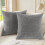 Örngott i chenille, 22x22 tum, 2-pack, medium 1