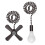 Ceiling Fan Pull Chain Frosted Glass 12 Inch Silver 1