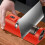 Electric Rechargeable Cutter Sharpener - Quick Polishing Multifunctional Kitchen Gadget Red 4