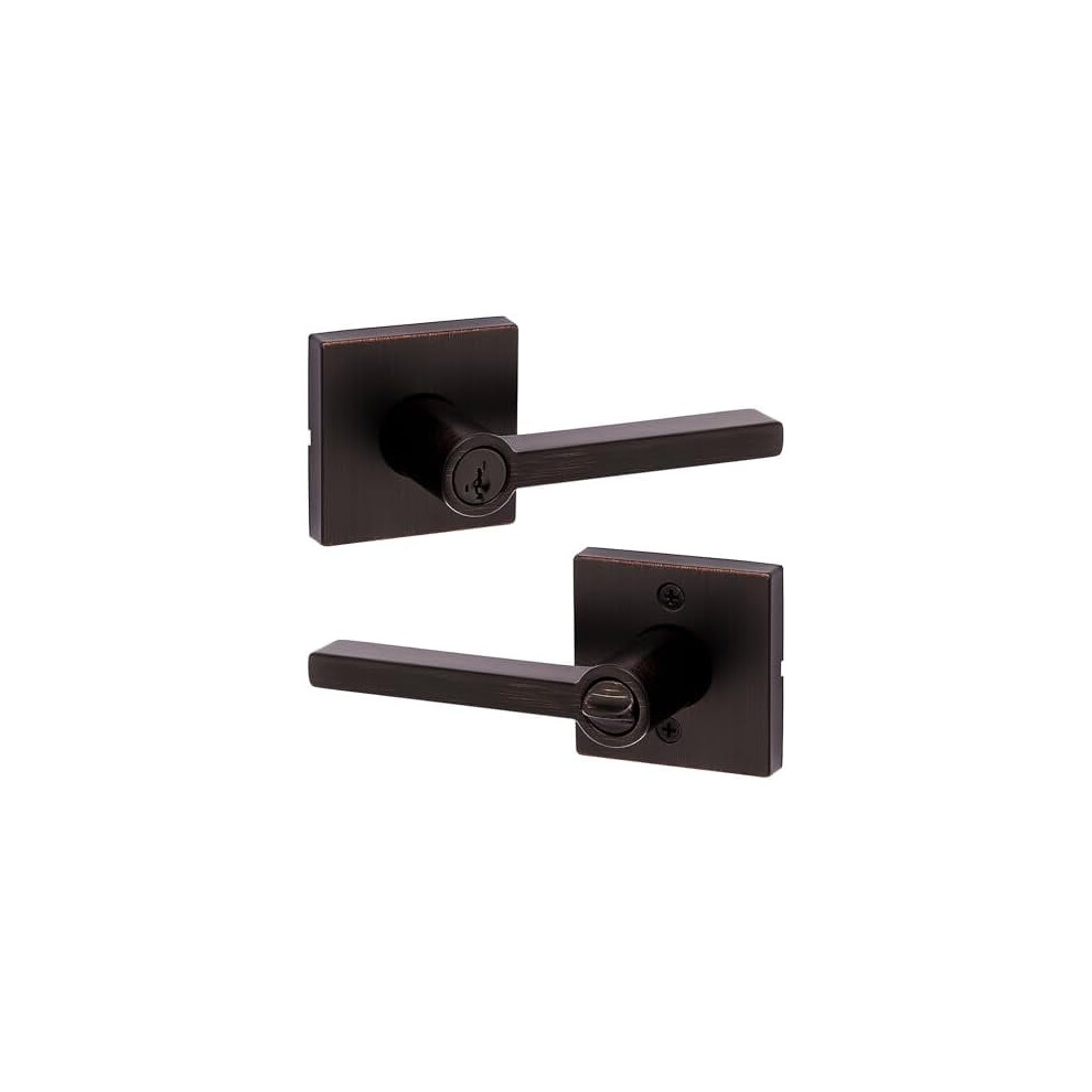 Halifax Privacy Door Lever Set, Venetian Bronze 9499224325241