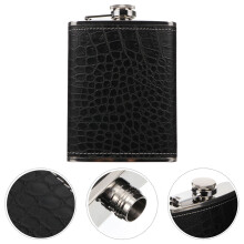 OUNONA1 Conjunto Vintage Portátil de Bolso para Bebidas Alcoólicas - Presente